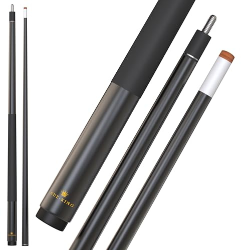 Cue-King Stecca da Biliardo Ultra 2 Pezzi 58 20oz con Punta Premium da 13 mm e Impugnatura, Stecca da Biliardo, Stecca da Biliardo Professionale, Composito di Grafite