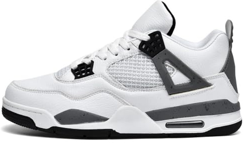 TRECERO Basketballschuhe, Herren Sportschuhe, lässige Flache Schuhe, Skateboardschuhe, Studenten Outdoor Schuhe, rutschfest und verschleißfest