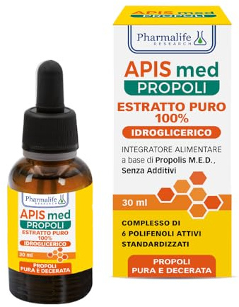 Apis Med Propoli - Estratto Puro 100% Propoli Estratto Idroglicerico