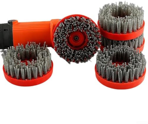 Pulisci efficacemente gli strumenti con questa spazzola circolare in nylon abrasivo da 10,2 cm (grana 240)