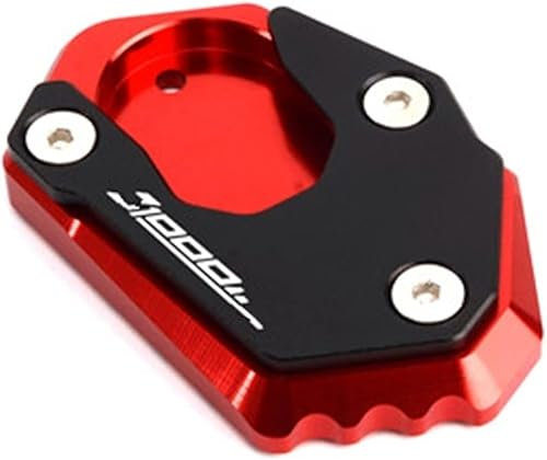 Motorradständer Motorrad Seitenständer Puck Motorräder für Kawasaki Z1000 Z 1000 Z1000SX 2013-2020 2019 Motorrad CNC Kickstand Fuß Seitenständer Verlängerung Stützpolster(J)