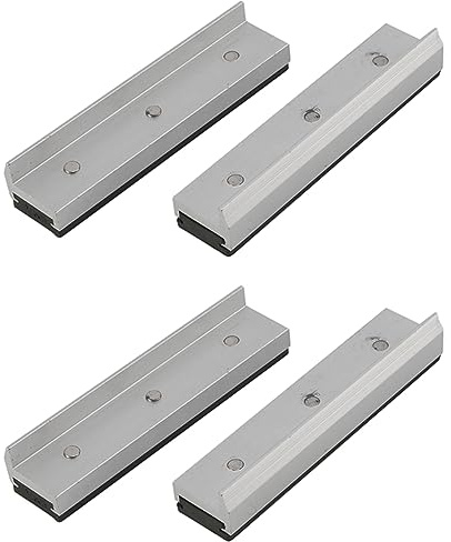 Uikdjgu 2X Cubierta de Protección de Mandíbula de Tornillo de Banco Magnético con Almohadillas de Mordazas Suaves Universales Fundas Protector Multiusos de 5 Pulgadas