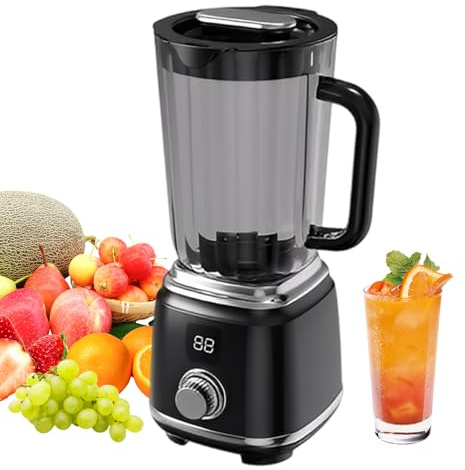 Ranley Extracteur de Fruits,Extracteur d'Orange Rechargeable avec Affichage LED | Professionnel, Blender Sans Fil Pour Maison Légumes Citron Orange Ananas Agrumes,Maison Ananas Agrumes