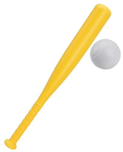 Tapallmy Mazza da Baseball in plastica per Bambini Mazza da Baseball Giocattolo Multifunzionale e Oggetto da Palestra Giallo