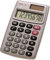 Genie 510 8-stelliger Taschenrechner (Dual-Power (Solar Und Batterie) Kompaktes Design) Grau