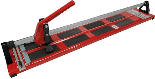 Fliesenschneider EuroCut 850 mm Feinsteinzeug manuell | Saubere Bruchkante auch bei Feinsteinzeug – Wolfram-Carbid-Rad und doppelter Brecher
