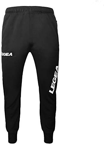 LEGEA Pantaloni Tokyo con Tasche Traspiranti in Poliestere e Chiusura Zip da Sport Uomo