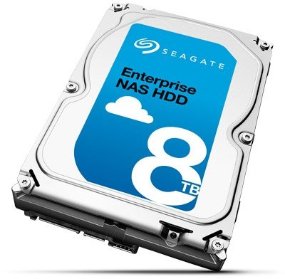 Seagate Enterprise NAS HDD - 8 TB - interne Festplatte, ST8000NE0001 (3,5 Zoll), 7200rpm, 256 MB Cache, SATA III für NAS-Betrieb