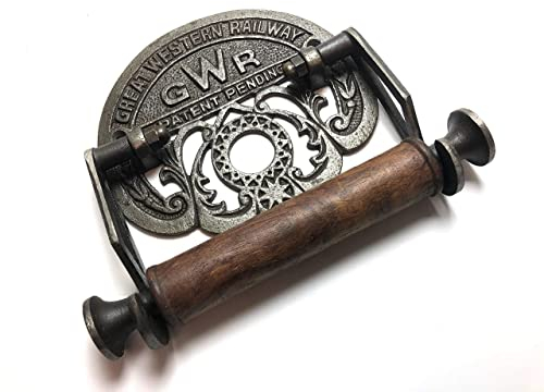 Traditional GWR railways vintage design victorian wall mounted toilet loo roll holder by Bowley and Jackson