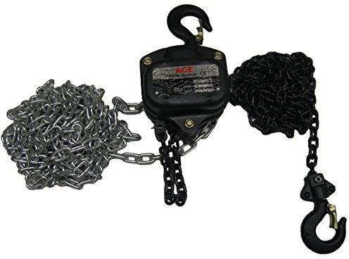 Heavy Duty Chain Block & Tackle 1 Ton 6 Metre (1000KG 1T 6M Lifting Hoist)