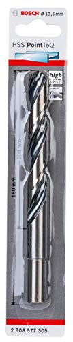 Bosch Professional 1x Forets hélicoïdaux HSS PointTeQ (pour métal, emmanchement réduit 13,5 x 101 x 160 mm, accessoires pour perceuse-visseuse)
