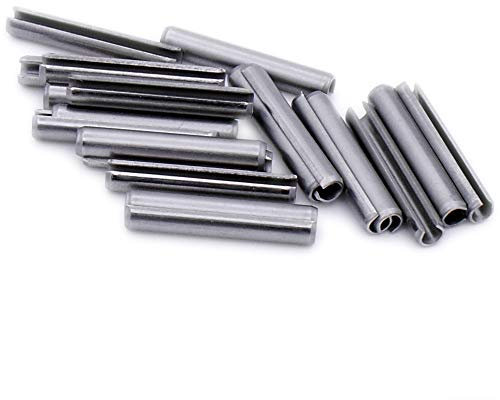 D2 (2mm x 10mm) Slotted Spring Pin (Heavy) - Stainless Steel (A1) (Pack of 20)
