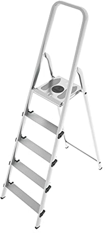 Scala STARK in alluminio e acciaio 5 gradini