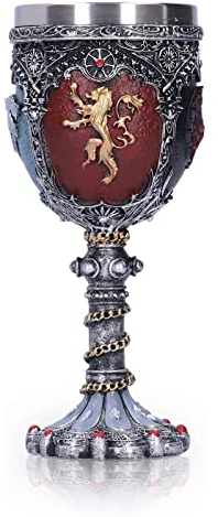 7.1x2.8 In Copa León Acero Inoxidable, 11,1 Oz Resina 3D Cáliz De Vino Copa Cáliz Cáliz De Vino Medieval Taza Para Beber Regalo Gótico Novedoso Ideal Para Fiesta De Bar De Halloween