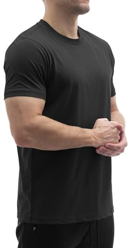Sixlab® Herren Fitness T-Shirt aus Stretch-Baumwolle | Sportshirt für Gym, Training & Freizeit, Regular Fit