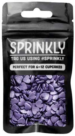 SPRINKLY - Glimmer Hearts - Violet - 25g