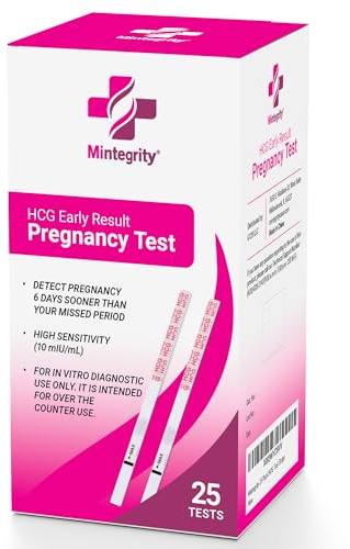 25 Pack Pregnancy Test Strips, Rapid and Accurate Results