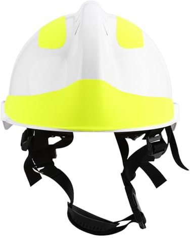 Caschi Sicurezza Vigili del Fuoco, Elmetto Salvataggio Antiurto Elmetto Antincendio Riflettente Elmetto di Salvataggio di Emergenza sul Posto di Lavoro Protettivo Per Vigili del Fuoco