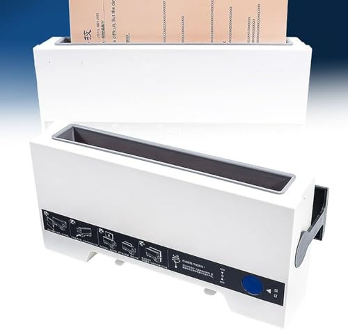 HotcoS Máquina de encuadernación de Libros, Máquina de encuadernación con Pegamento Caliente, Encuadernadora térmica para contratos de Documentos Encuadernadora de Libros eléctrica Máquina