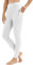 Reitleggings Damen Vollbesatz mit Handytasche, High Waist Reithose Damen Mädchen Stretch mit Gürtelschlaufen Weiß M