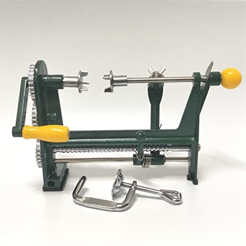 SHOUKAII Pelador de Manzanas Giratorio Manual máquina peladora de Patatas multifunción de for Frutas y Verduras