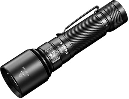 Fenix C7 LED Taschenlampe, 3000 Lumen USB-C Wiederaufladbare, Hohe Helligkeit mit Magnetschweif, IP68 Wasserdicht Taschenlampe für Camping Angeln tägliche, Schwarz