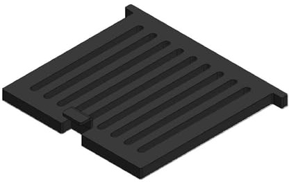 Kaminrost/Ascherost Eckig 247 x 217 x 15 mm passend für Olsberg Prismo ** Kaminöfen inkl. Modellübersicht - Ascherost Kamin aus massivem Stahl - Feuerrost feuerfest & hitzebeständig