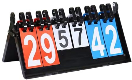 SXRQ Tabletops - Tabla de puntuación deportiva, contador de puntuación fácil para tenis de mesa, baloncesto, fútbol, competición deportiva, tablero de puntuación para interiores y exteriores