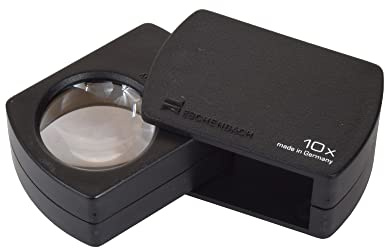 Eschenbach 110910 Einschlaglupe Vergrößerungsfaktor: 10 x Linsengröße: (Ø) 23 mm Schwarz