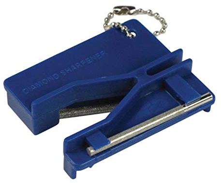Pocket Keychain Diamond Knife and Scissor Sharpener Medium/Fine Grit