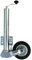 WilTec Rueda Jockey de Apoyo Delantera Ø200x60,5mm 453kg 275mm Soporte Plegable Remolque Coche de Pasajeros