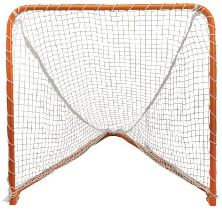 STX Uni für alle Altersgruppen Fußball MVP, Orange/Weiß Faltbares Lacrosse-Tor für den Hinterhof, 48 X 48 Inch