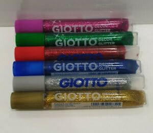GIOTTO COLLA GLITTER TUBETTO 10,5ML COLORI ASSORTITI