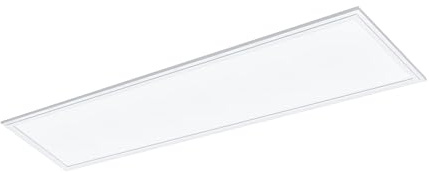 EGLO LED Einbauleuchte Salobrena 1, Deckenlampe, Wohnzimmerlampe | LED Deckenleuchte aus Aluminium, Kunststoff, Bürolampe in Weiß, Einbaulampe, Flurlampe Decke neutralweiß, L 120 cm