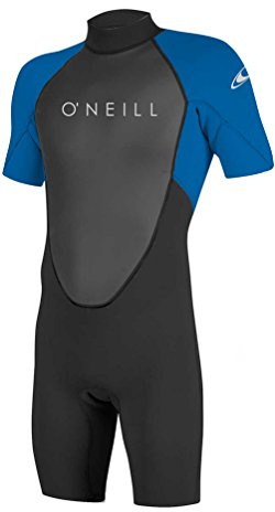 O'Neill Wetsuits - Muta da Uomo Reactor-2 con Cerniera Posteriore da 2 mm, Nero/Oceano, XL