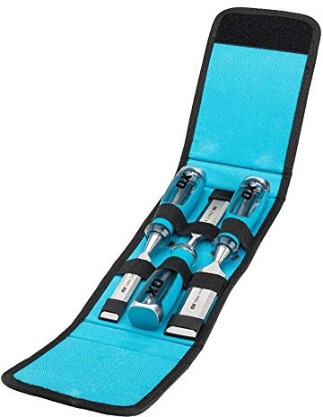 OX Tools OX-P371203 OX Pro - Juego de 3 cinceles de madera en estuche de velcro