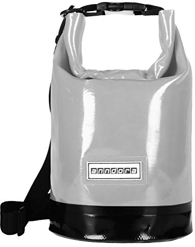 anndora Seesack Cross Over Gurt grau Wasserdichter 5 Liter Seesack Trend Handtasche