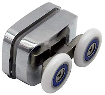 Shower Door Wheels | 23mm Double Roller | Upper or Lower | ROLL036