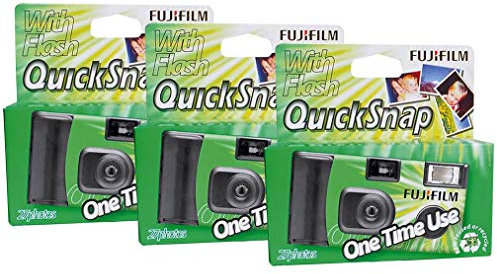 Fujifilm Superia Xtra 400 VV Type 27 Exp QuickSnap Disposable Camera x3 Pack