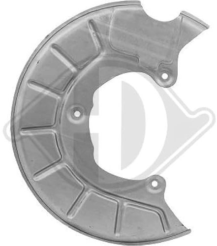 DIEDERICHS Flasque de frein 9453051 avant gauche 325mm 325mm
