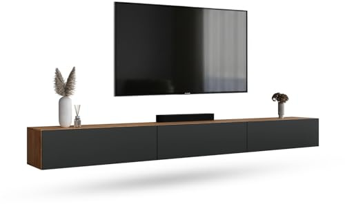 Planetmöbel West TV-Schrank, Fernsehtisch 300 cm lang, TV-Board