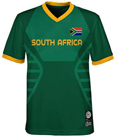 FIFA T-Shirt Unisexe Officiel 2023 pour Femme Coupe du Monde de Football 2023 Afrique du Sud (Lot de 1)