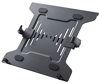 conecto, VESA-Adpater für Notebooks und Laptops, Auflagefläche 30 x 22,5 cm, Traglast: max. 9kg, VESA 75x75 & 100x100, schwarz