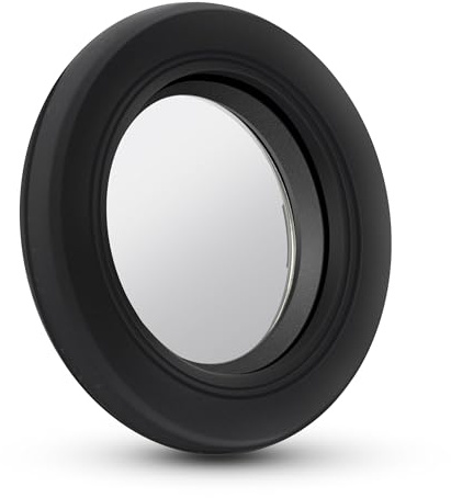 JJC Silikon Okular mit Optischem Glas Ersatz Nikon DK-17 Runde Augenmuschel | Für Nikon-DSLRs D5 D4S D4 D3S D3 D2H D2X D2Xs D2Hs D850 D810A D810 D800E D800 D700 D500 und Df für Studio und Außenaufnahmen