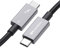 Cable Matters [Intel-zertif] Geflochtenes 40 Gbit/s Thunderbolt 4 Kabel 1m Schwarz, 240 W Ladeleistung und 8K Video - Vollständig kompatibel mit Thunderbolt 3, USB 4 für Apple MacBook Pro, iMac