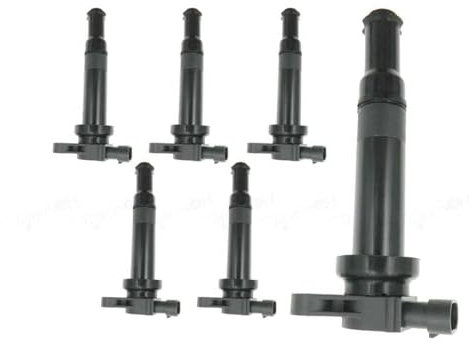 DZSJFGAIS Zündspulen 6Pcs 27301-3E100 Zündspule Stecker Für Kia Für Optima 2006 V6 2,7 L UF-554 273013E10 0 27301 3E100 Motore Zündspule(Ignition Coil)