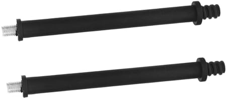 DEARMAMY 2 Pezzi Asta Per Scopino Wc Manico Di Ricambio Per Spazzola Sostituzione Manico Spazzolone Parti Della Spazzola Accessori Per Il Bagno Accessori Da Toilette Nero Plastica