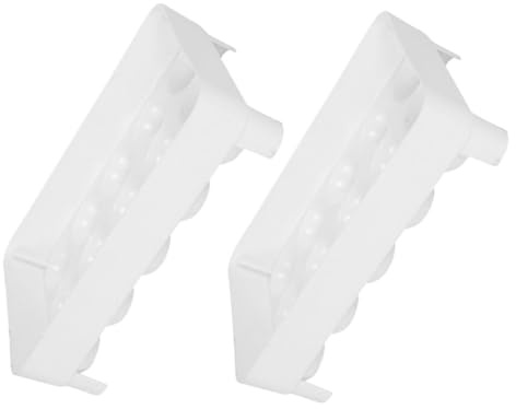 NUOBESTY 2 Piezas Soportes para Huevos de Plástico Bandeja para Guardar Huevos el Refrigerador para Cocina
