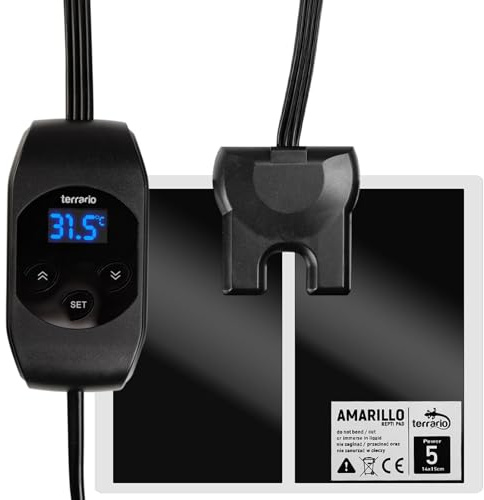 Terrario Amarillo 5W - värmematta med LCD-termostat