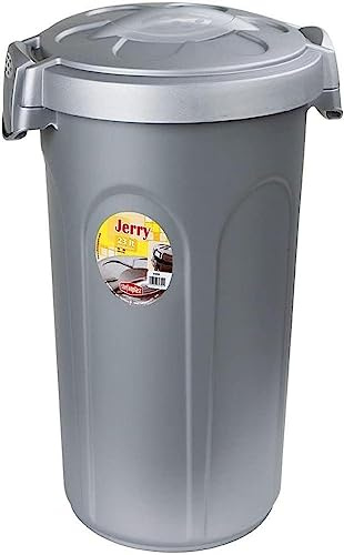 Bidone Con Coperchio Jerry L. 23, Silver
